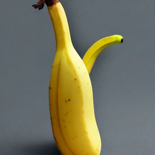 Image similar to A banana shaped like a bong