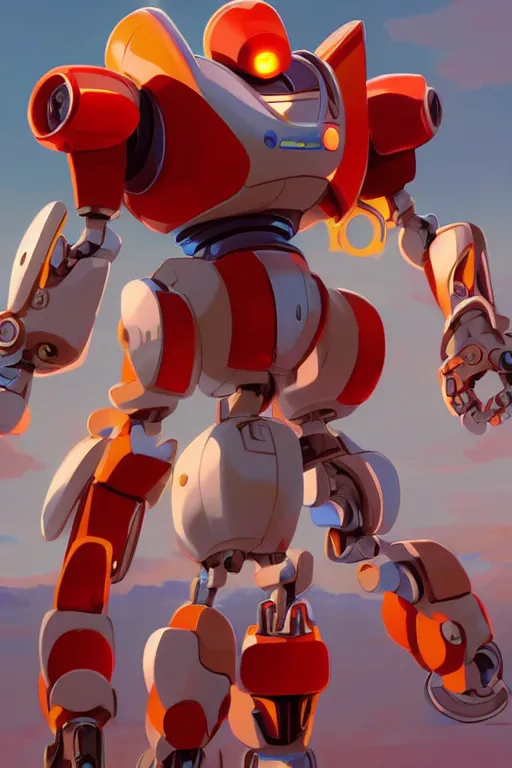 Image similar to metabots medabots medarotto medarot robot minimalist comics, behance hd by jesper ejsing, by rhads, makoto shinkai and lois van baarle, ilya kuvshinov, rossdraws global illumination ray tracing hdr radiating a glowing aura