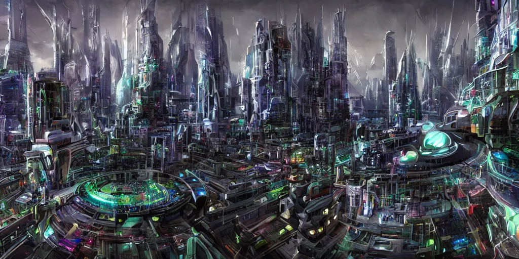 Image similar to futuristic city