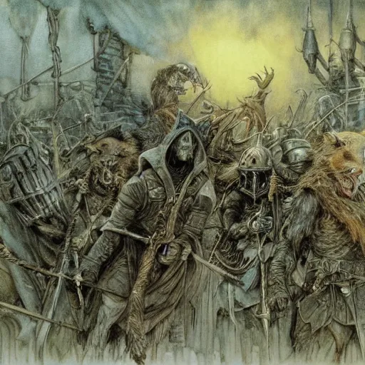 Prompt: rat lords of valhalla, alan lee