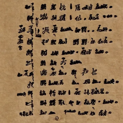 Image similar to poem written in an alien script