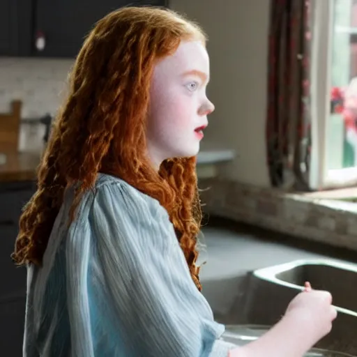 Prompt: sadie sink inside a kitchen sink