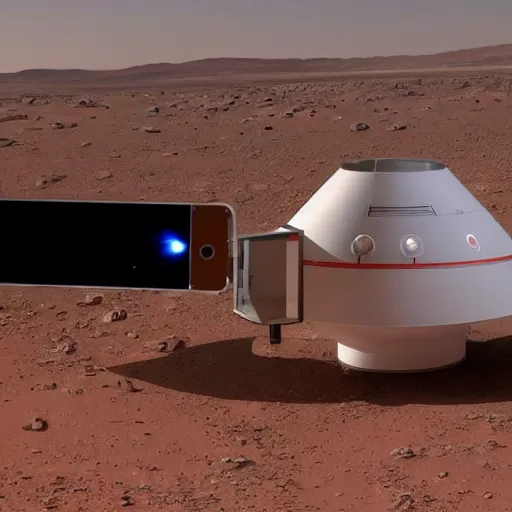 Image similar to Elon musk selfie with futuristic house on mars