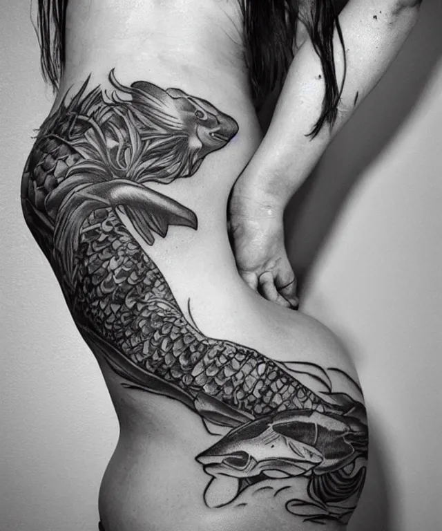 Siren/mermaid tattoo done by Audra at Neighborhood Tattoo in Minneapolis,  MN :) : r/tattoos