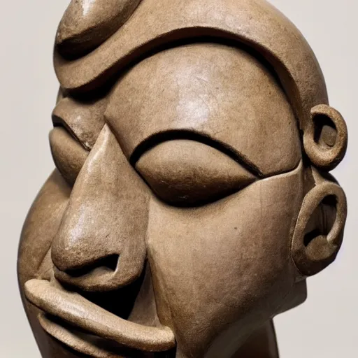 Prompt: moche sculpture