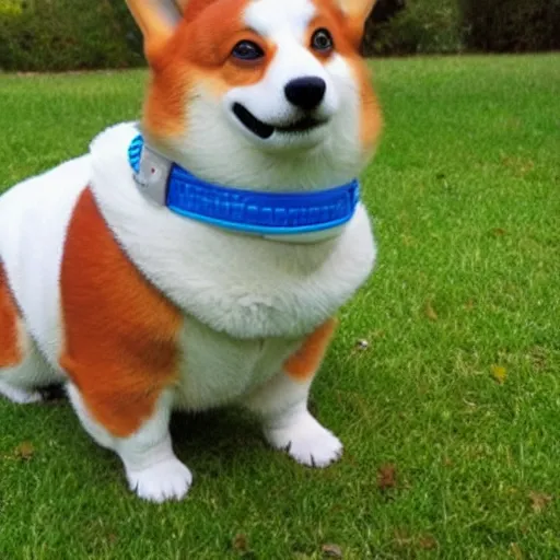 Image similar to robot corgi