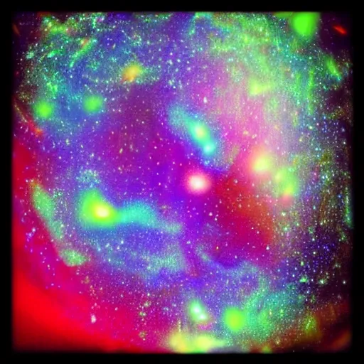 Prompt: traveling through stardust hyperspace. full color