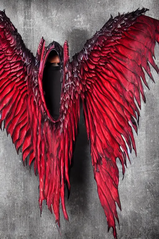 Image similar to Devil wings, high definition, high detail