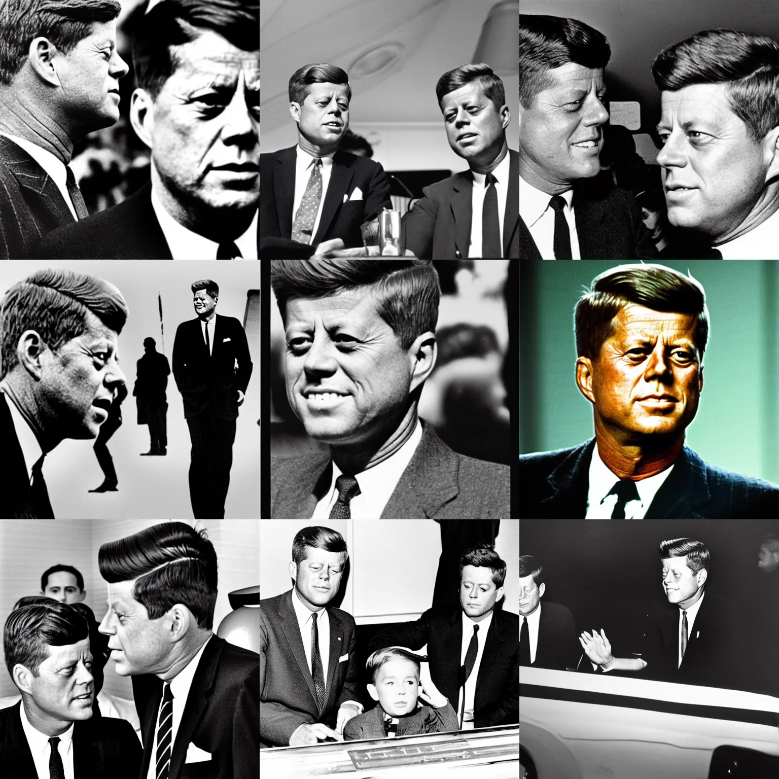 Prompt: JFK + Alien