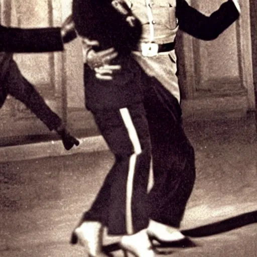 Image similar to hitler dancing salsa