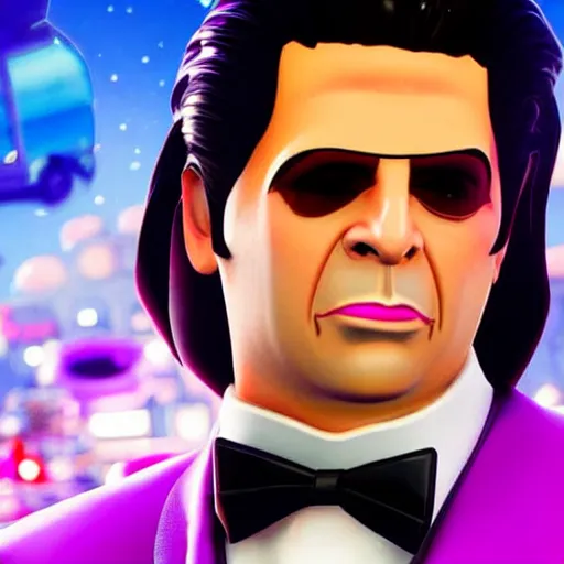 Image similar to Vincent Vega in Fortnite