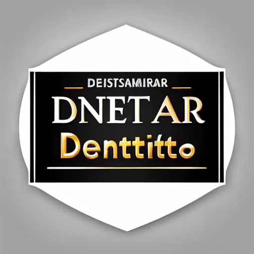 Prompt: logo for dentist, torento, vector logo, white background, sharp detail, high quality