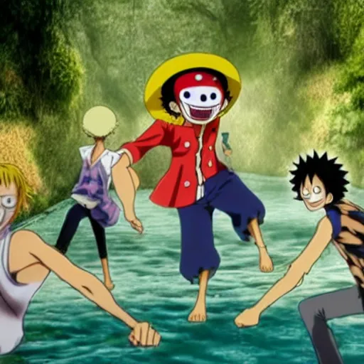 Image similar to real-life brook one piece, a still of a thriller movie