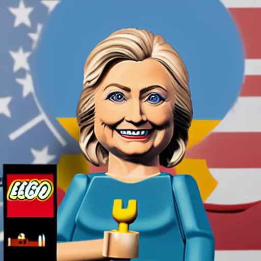 Image similar to lego hillary clinton