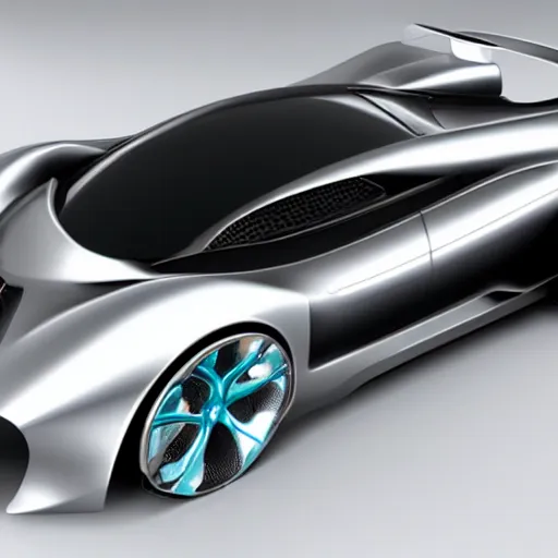 Image similar to futuristic supercar, realistic, detail, clean