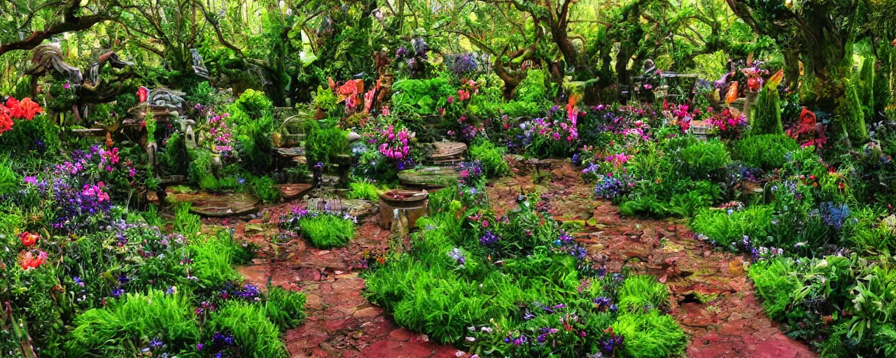 Image similar to enchanted garden