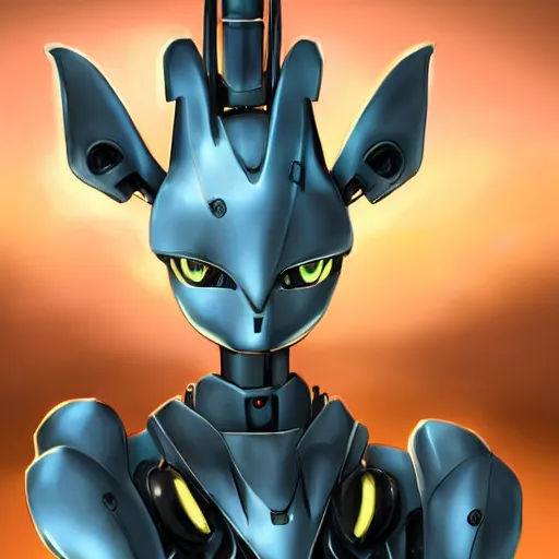 Prompt: amazing close bust shot of a cute and beautiful anthro female robotic mecha dragon standing in front of the camera, has two adorable blue eyes on a smooth draconic head with two horns, a sleek yet elegant design, with two big epic wings behind her, two arms, the background is of the beach at night; high quality digital art, artstation, deviantart, furaffinity, high quality detail
