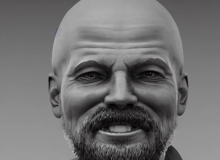 Image similar to hyper detailed portrait of smiling lenin big guy by don mccullin, unreal engine 5, lumen, nanite, dslr