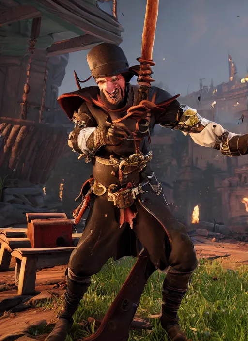 Image similar to Todd Howard in Vermintide 2, gameplay, 8k, HD