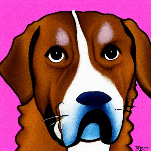 Image similar to dog portrait by eeststreatdrug