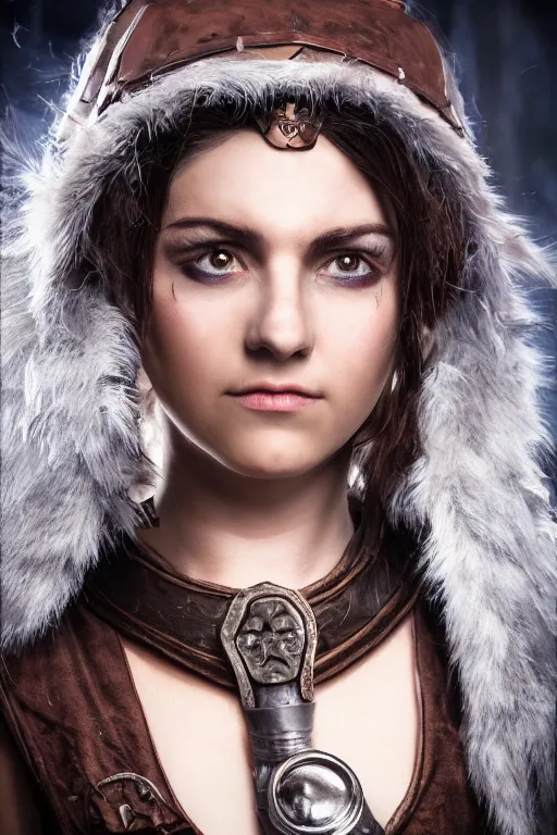 Image similar to a female DND shifter, high resolution film still, 8k, HDR colors, cosplay, studio lighting