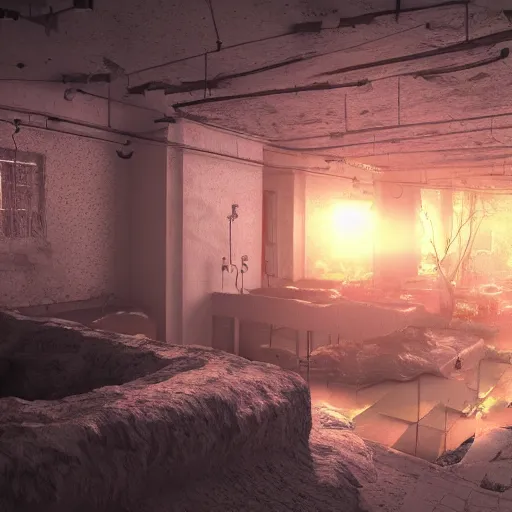 Image similar to surrealistic digital art of the place before birth, award winning, artstation, unreal engine, blender, 4k