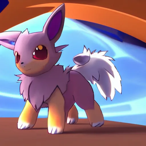 Image similar to eevee from pokemon in the game team fortress 2