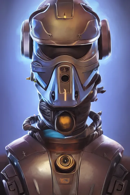 Image similar to epic mask helmet robot ninja portrait stylized as fornite style game design fanart by concept artist gervasio canda, behance hd by jesper ejsing, by rhads, makoto shinkai and lois van baarle, ilya kuvshinov, rossdraws global illumination radiating a glowing aura global illumination ray tracing hdr render in unreal engine 5