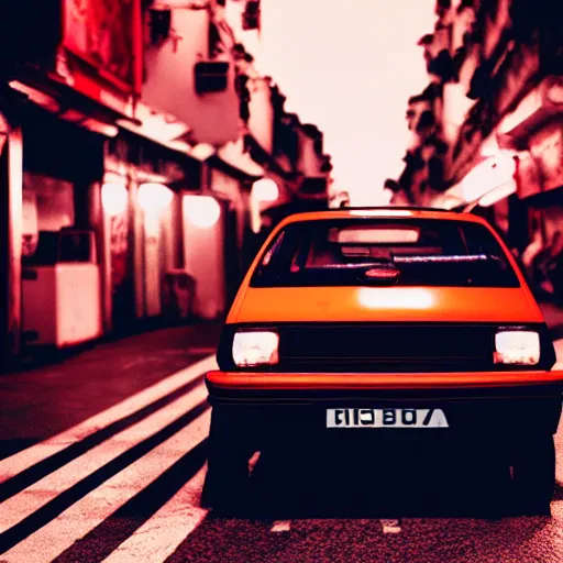 Prompt: a car vaz 2101 with blood vinyl in the middle of a road on the night Hong Kong china town, blue color grading, cinematic color grading , unreal 5, hyperrealistic, realistic, photorealistic, dynamic lighting, highly detailed, cinematic landscape, studio landscape, studio lighting