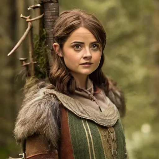 Image similar to jenna coleman as a wood elf