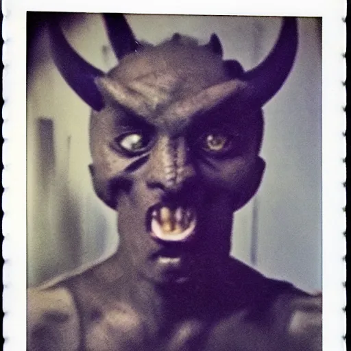 Image similar to demon polaroid