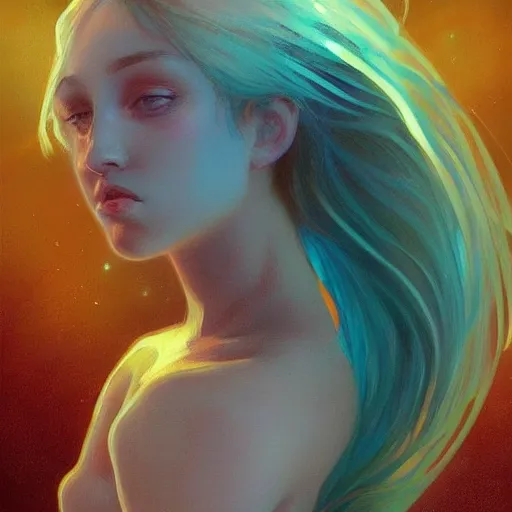 Image similar to a mermaid, cinematic lighting, soft bokeh, fantasy, modern, colourful, highly detailed, digital painting, artstation, deviantart, concept art, sharp focus, illustration, alphonse mucha, edward hopper