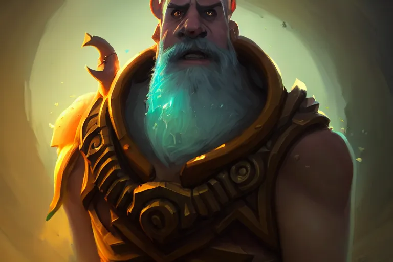 Prompt: amazing masterclass symmetrical & anatomically proportional portrait of bob from runescape, hearthstone splash art, deiv calviz, splash art, natural light, elegant, intricate, fantasy, atmospheric lighting, by greg rutkowski, hearthstone splash art, hd wallpaper, ultra high details, cinematic composition, professional unique master piece