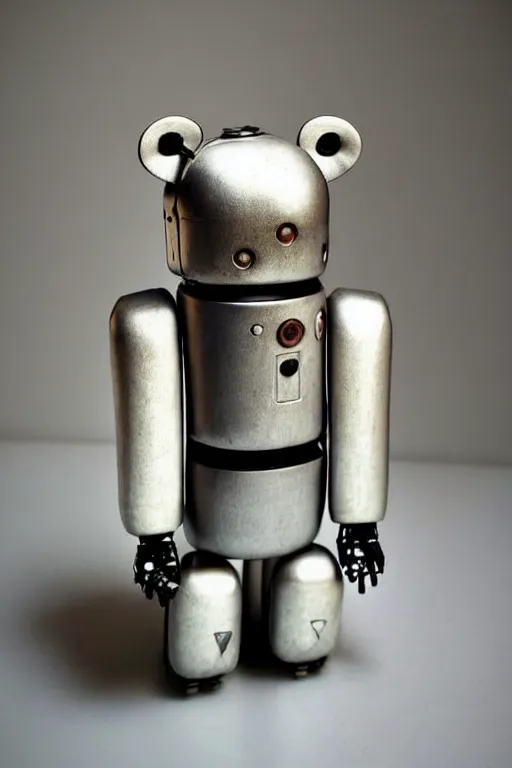 Image similar to ( ( ( ( ( 1 9 5 0 s retro future robot android aluminum teddy bear. muted colors. ) ) ) ) ) by jean - baptiste monge!!!!!!!!!!!!!!!!!!!!!!!!!!!!!!