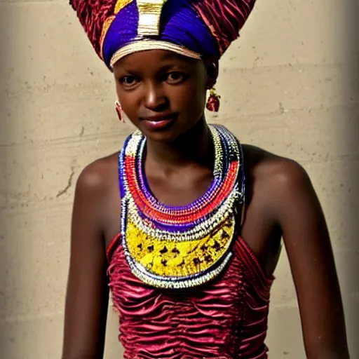 Image similar to a nubian princess,