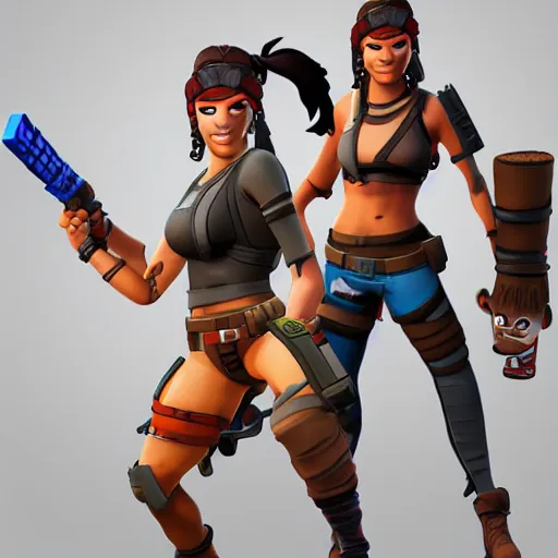 Image similar to the renegade raider from fortnite as a cartoon, 8 k, 3 d model, professional, drawing