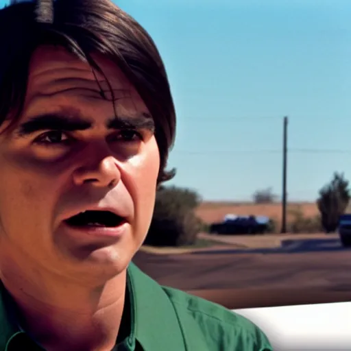 Image similar to ben shapiro, film still from no country for old men ( 2 0 0 7 ), kodak ektachrome 1 2 0, 2 6 mm,