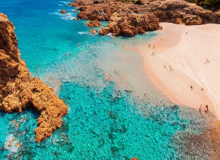 Image similar to A beautiful photograph of crete beach, 8k, hyper-detailed