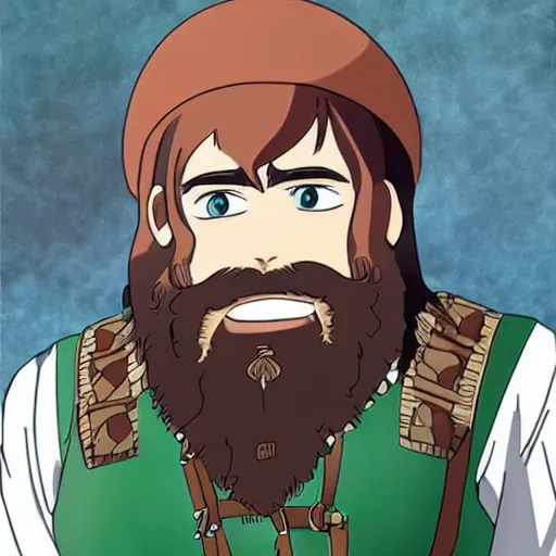 Prompt: gimli the dwarf in an anime world, incredibly detailed, ultra realistic