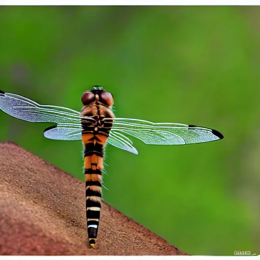 Image similar to a feline dragonfly - cat - hybrid, animal photography
