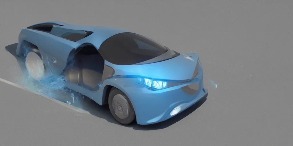 Image similar to hydrogen fuel cell vehicle, 3 dmax, vray, maya, pixar, unrea 5, hyperrealistic, octane _ render, dynamic lighting, intricate detail.