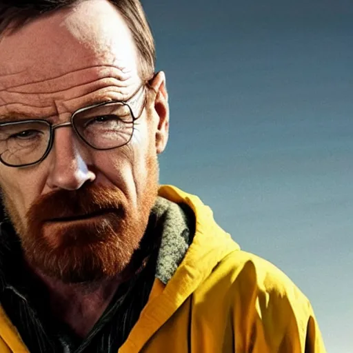 Image similar to Live Action Still of Bryan Cranston dressed as and playing Jesse Pinkman in Breaking Bad, real life, hyperrealistic, ultra realistic, realistic, highly detailed, epic, HD quality, 8k resolution, body and headshot, film still