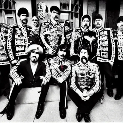 Image similar to sergeant peppers lonely hearts club band