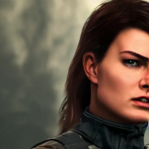 Image similar to female version of tom cruise, portrait, photorealistic, ultra - detailed, hdr shot, unreal engine rendering 4 k