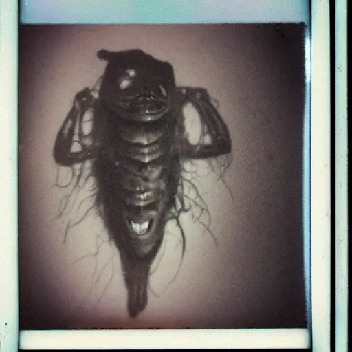 Image similar to horrific monster caught on polaroid