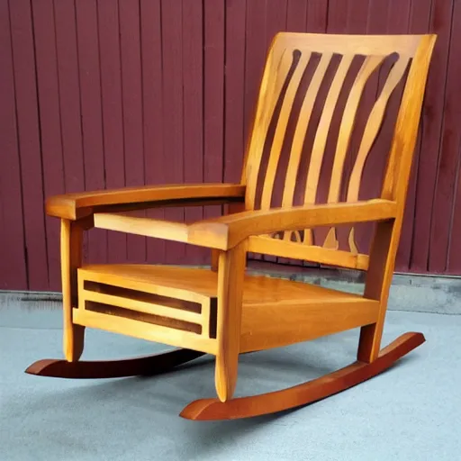 Image similar to beautiful wooden art deco rocking chair furniture plans detailed