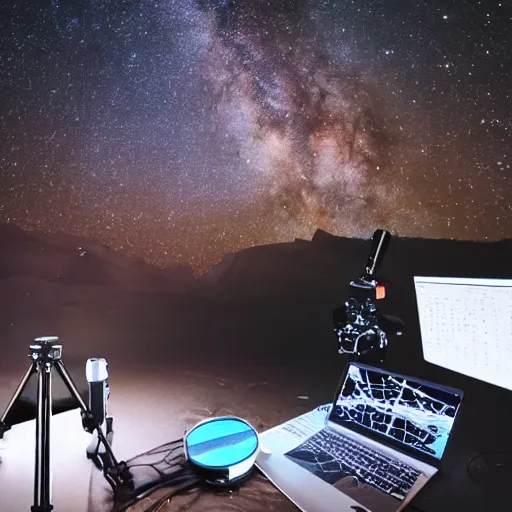 Prompt: The most perfect astrophotography setup