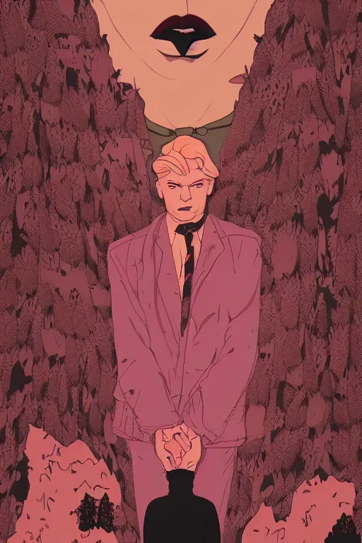 Twin Peaks Artwork By Tomer Hanuka | Stable Diffusion | OpenArt