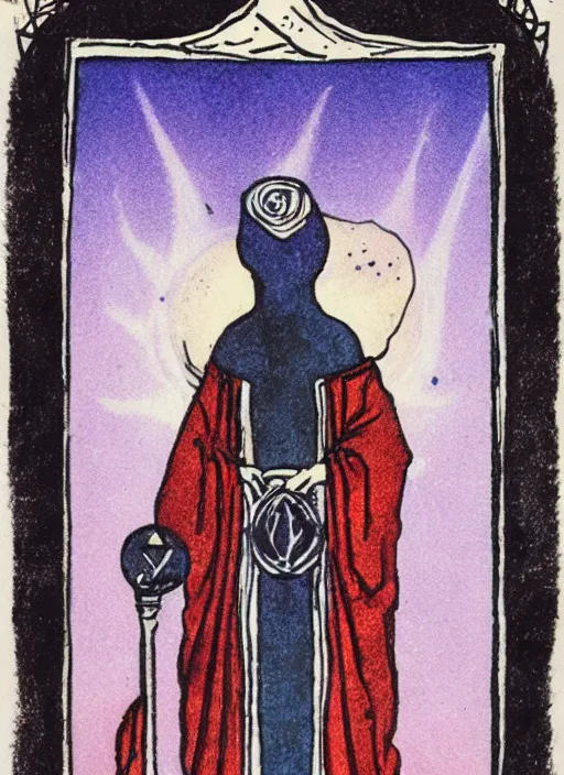 Image similar to blank tarot card
