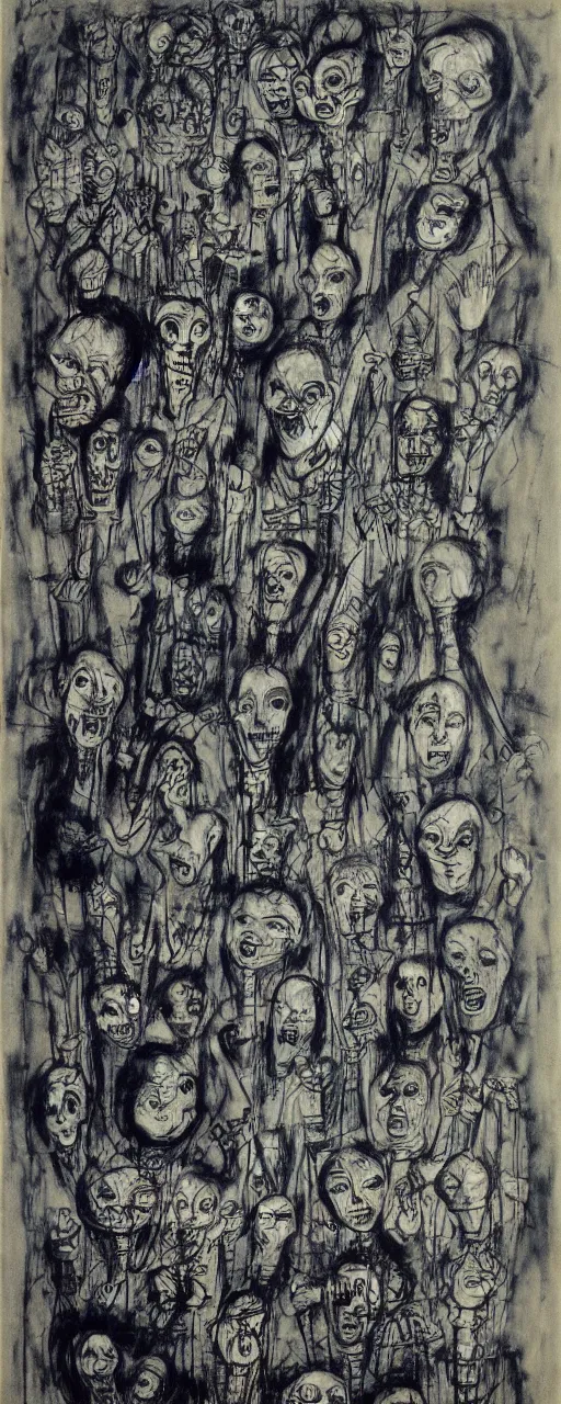 Prompt: blueprint of happiness, by bernard buffet and stephen gammell and emil nolde, 8 k, trending on artstation